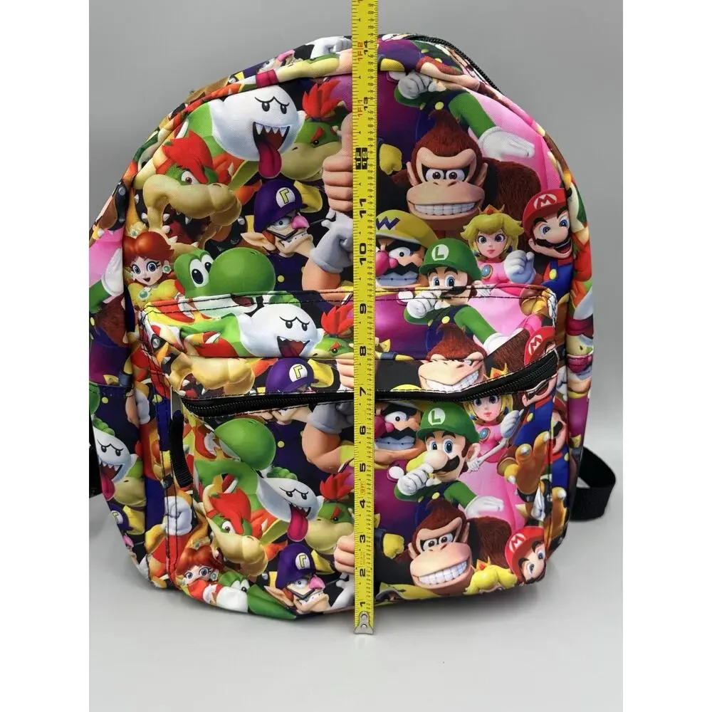 Super Mario Bros All Over Backpack Bookbag Bag 2019 Nintendo